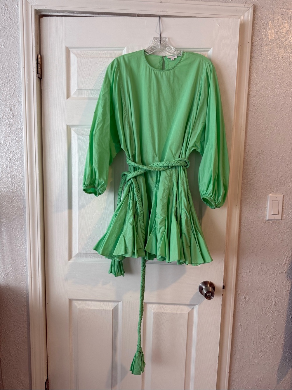 RHODE Mint Green Cotton Dress